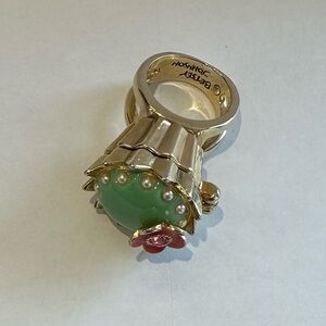 Pink cupcake tea party mouse ring